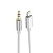 iPhone 7 & 7 Plus Lightning to 3.5mm Male Auxiliary Gold Cord Sunshot- Premium Headphone Adapter to Car Stereo (3.5mm Aux Cable 3.3ft)