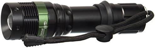 KOKFZI Super Bright CREE LED Flashlight, Zoomable XML T6 Light Torch, Lamplight with Zooming Len, Great for Hunting, Cycling, Climbing, Camping and Outdoor Activities, Black