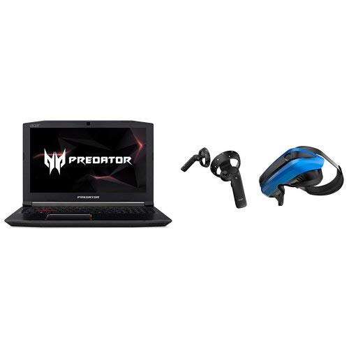 Acer Predator Helios 300 Gaming Laptop 15.6" Full HD IPS Display w/ 144Hz Refresh Rate & Acer (AH101-D8EY) Windows Mixed Reality Headset Bundle