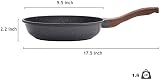 SENSARTE 24cm Non Stick Frying Pan Swiss Granite Coating Omelette Pan view 6