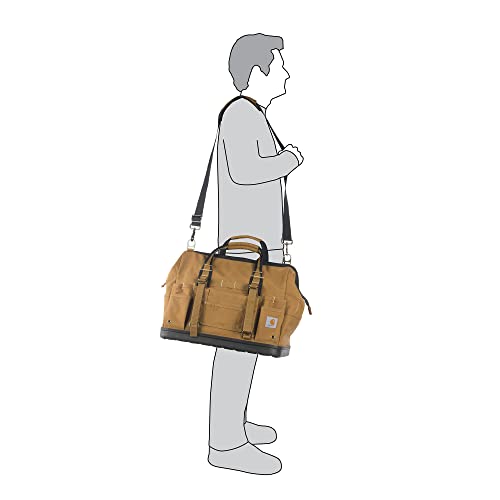 Carhartt Legacy Tool Bag 18Inch W/ Molded Base, Carhartt Brown on