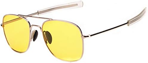 Aviator Sunglasses for Man and Women with Polarized Lens Square Metal Frame