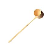 Baoblaze Natural Bamboo Water Ladle Bailer Water Dipper Home Garden Tea Ceremony Japanese Style 24cm/30cm Choose - Light Brown, S