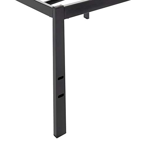 Amazon Basics Heavy Duty Non Slip Bed Frame with Steel Slats, Easy