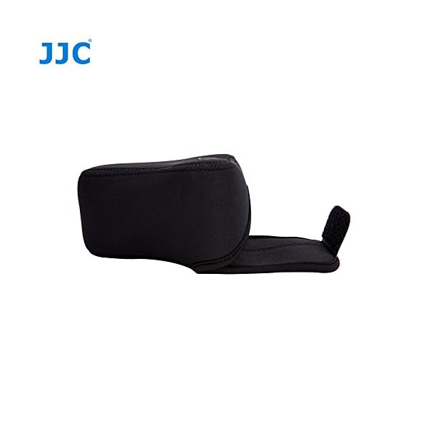 JJC OC-F2BK Schwarz Neopren Kameratasche für Fujifilm X-T10, X-T20, X-M1, X-A3, Olympus, Canon EOS M5, M50 mit Objektiv… – Bild 5
