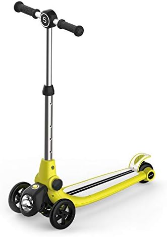 SABS Toys Ltd Childrens Folding Three Wheel Scooter with Front Light - perfect for children aged 5+ - LED front light, adjustable height handlebar and folding design for easy storage