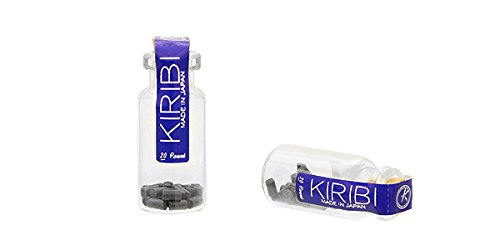Kiribi Replacement Lighter Flints 20 Pieces Count Package in an Attractive Glass Jar with Cork Stopper