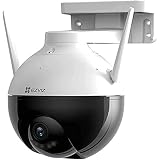 EZVIZ C8C Security Camera, Outdoor PT Surveillance Camera 1080p WiFi with 360° Visual Coverage, Color Night Vision, IP65 Waterproof, Motion Detection, Audio Pick Up, Support 256GB SD Card