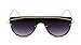 GAMT Integrated Rimless Sunglasses Flat Top for Women Metal Mirrored Sunglass
