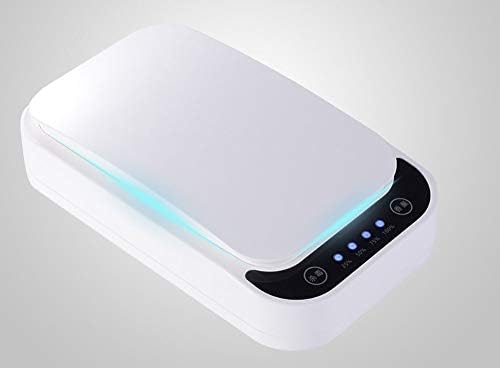 ZBE Portable UV Cell Phone Sanitizer with USB Charger–Multi-Use UV Light Disinfection for Smartphone Toothbrush Watches Jewelry–Aromatherapy Cas