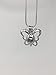 Precious Pearl by My Inspirations, Cultured Pearl in Oyster Necklace Kit Pendant with Rhodium Plated Chain 20” Butterfly Pendant