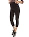 PattyBoutik Mama Shaping Series Capri Crop Legging Maternity Yoga Pants (Black S)