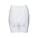Meilun Women's Rayon Bandage Bodycon Mini Skirt (Medium, White)