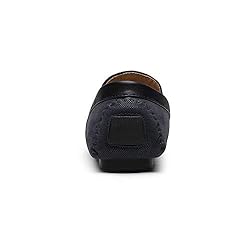 Bruno Marc Men's Santoni-05 Navy Penny Loafers