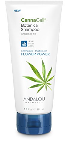 Andalou Naturals CannaCell Botanical Shampoo, Flower Power, 8.5 Ounce Tube, THC-Free, Sulfate-Free, Silicone-Free Botanical Hair Care - Thumbnail 3