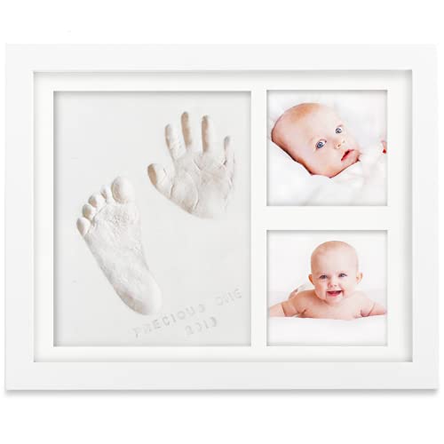 Baby Hand and Footprint Kit – Baby Footprint Kit – Baby Keepsake – Baby Shower Gifts for Mom – Baby Picture Frame for…