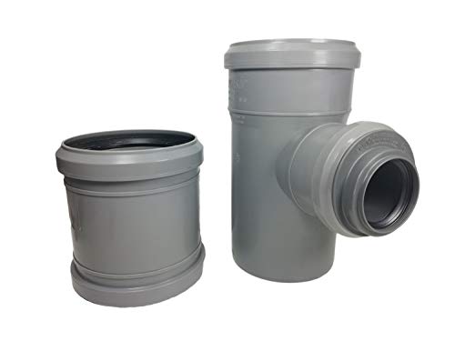 FN-Technik Fallrohr Regensammler Regendieb Regenwassersammler Füllautomat DN 110 DN 50 – Bild 3