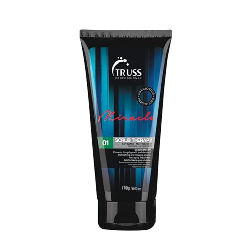 TRUSS Scrub Therapy Scalp Exfoliant Treatment - Anti Dandruff Treatment For Dry, Itchy & Flaky Scalp - Antibacterial Exfoliator