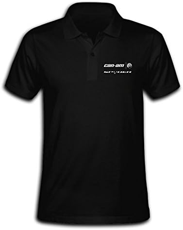 OKAKA T Shirts Can Am Spyder Logo Polo Tees For Men Black