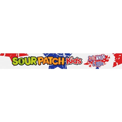 SOUR PATCH KIDS RED, WHITE & BLUE SOFT & CHEWY CANDY, 3.08 OZ