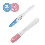 AFAC Ovulation Pregnancy Test Kit - 20 Ovulation Test Sticks, 3 Pregnancy Test Sticks, 1 Ovulation Calculator Calendar, 20 Urine Cups, Ovulation Predictor Kit, Fertility Tests