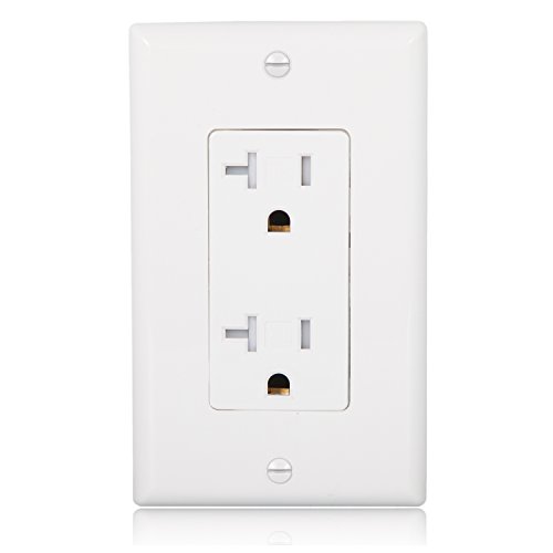 Maxxima Tamper Resistant Duplex Receptacle Standard Decorative
