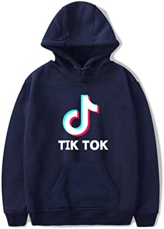 HLOV TIK Tok Leisure Hoodies for Men and Women Long Sleeve Street Pullover Tops