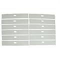12 ea VERTICAL BLIND INSERTS for Top Pocket on FABRIC VANES with Weights & Chain