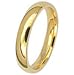 Noureda 4MM Stainless Steel Yellow Gold Plated High Polished Comfort Fit Traditional...