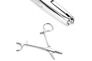 Pierced Owl Dermal Anchor Tube Hemostat Forceps for Dermal Tops (3mm Dermal Top)