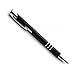 boyue Metal Fine Point Black Ball Pen (Pack of 12)