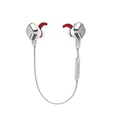 REMAX RM-S2 New Arrival Sports Magnet Wireless Bluetooth Headset Can Answer Phone Stereo Headphone Mic Handsfree Music Earphones Noise Cancelling (White)