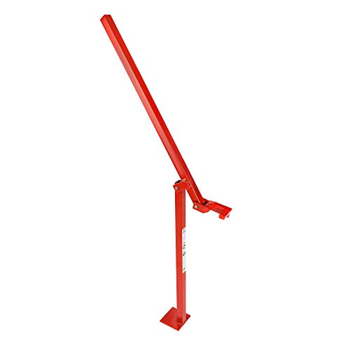 RanchEx RE-102567 1 Person Metal Studded T Fence Post Puller Extractor, Red