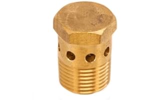 Midwest Control M20053 Muffler for Mark II Load Genie, Brass Body with Aluminum Diffuser Screen, 3/8"