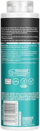 John Frieda Luxurious Volume Touchably Full Shampoo 500ml for Fine Hair view 2