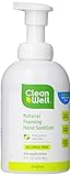Cleanwell All-natural Foaming Hand Sanitizer, Original Scent, 8-Ounce (Pack of 3)