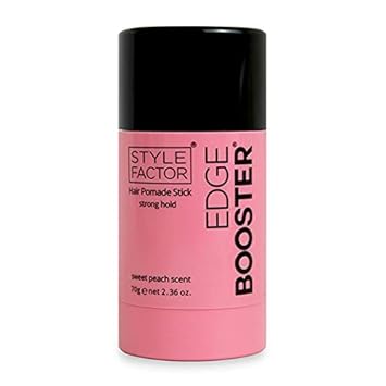 Amazon Com Style Factor Edge Booster Hair Pomade Stick Strong Hold 2 36 Oz Sweet Peach Beauty