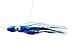 Offshore fishing lure daisy chain blue and white squid pusher fishing lure