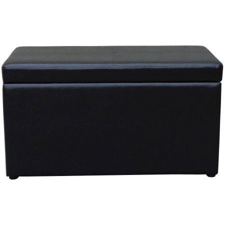 Better Homes and Gardens 30 Inch Hinged Storage Ottoman (Brown, 30-inch)