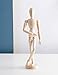 Wooden Figure Drawing Mannequin Model - Wood Human Art Manikin Posable for Artist Sketching Posing Doll 12'' inch Female