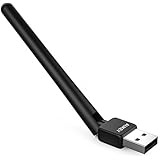 AUKEY WiFi Adapter, AC600 Dual Band USB Wireless Adapter with High-Gain Antenna for Windows 7, 8, 10, XP, Vista and Mac OS X 10.9, 10.10, 10.11