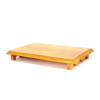 Soulveda Kraftz Handcrafted 100% Jackfruit Wood Puja Asana