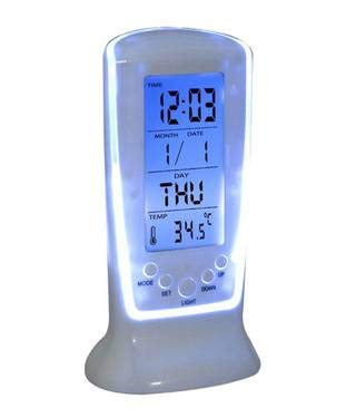 Dkdas Square Clock 510 Digital Alarm Temperature Table Clock
