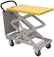 Southworth Products PLM-250 Dandy Powered Scissor Lift Cart, Battery Operated, 500 lb. Capacity, 20" x 31.5" Platform
