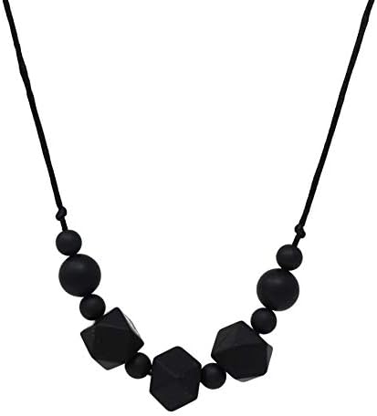 Meerkatto Teething Necklace, Simple (Black)
