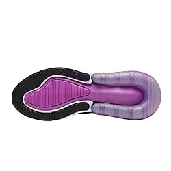 Nike Women's Air Max 270 Shoes, White/Black-fuchsia