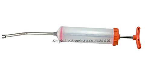 Siringa Dentale Per Cavalli 400ml – Sciacquare Bocca E Somministrare Farmaci – Beccuccio Acciaio Inox