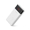 Romoss Powerbank 20000mAh met LED-display, 3-ingangen [Micro+Lightning+USB C] 2 USB Uitgangen Externe Oplader Compatibel…