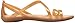 Crocs Women's Isabella Cut Strappy Sandal W Flat, dark gold/gold, 8 M US