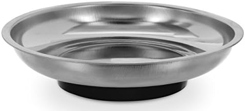 Magnetic Tray - 5-3/4” Magnetic Parts & Tool Tray for Holding Nuts and Bolts - Magnetic Bowl for Screws, Nails, Needles, Etc. - Drixet